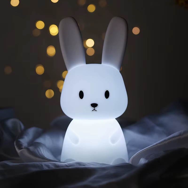 Luz LED conejo infantil ideal para dormir tranquilos