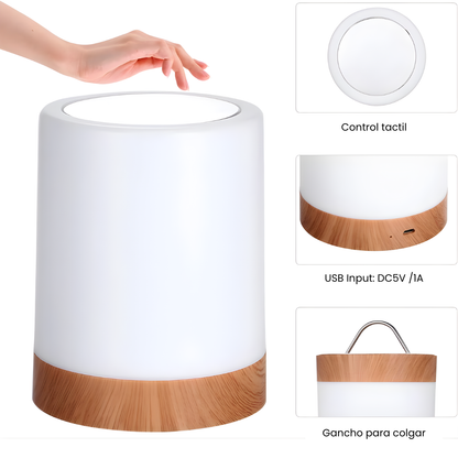 luz ambiental LED para mejorar el sueño en el dormitorio