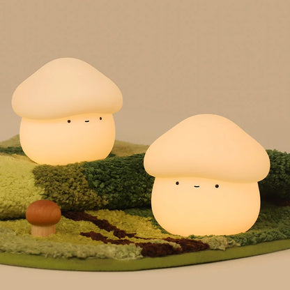 Lámpara LED nocturna para niños con diseño de seta y luz relajante