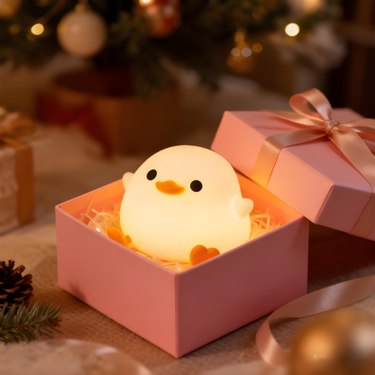 Luz nocturna infantil en forma de pato ideal para dormir con tranquilidad
